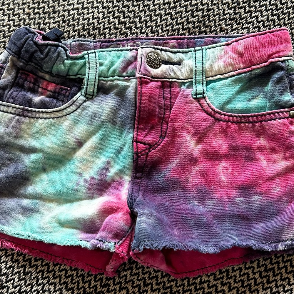 Cherokee Multicolor Tie-Dye Girls Shorts